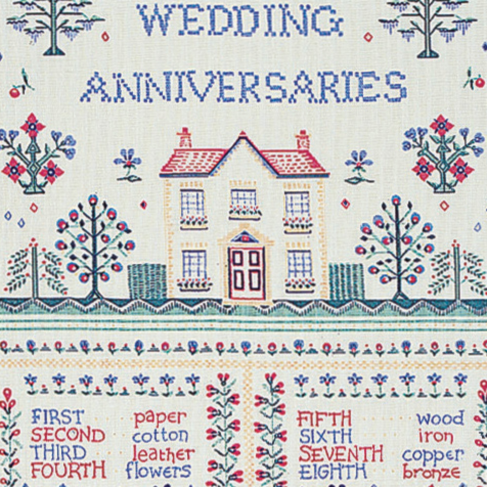 Ulster Weavers Cotton Tea Towel - Wedding Sampler (100% Cotton, Yellow)