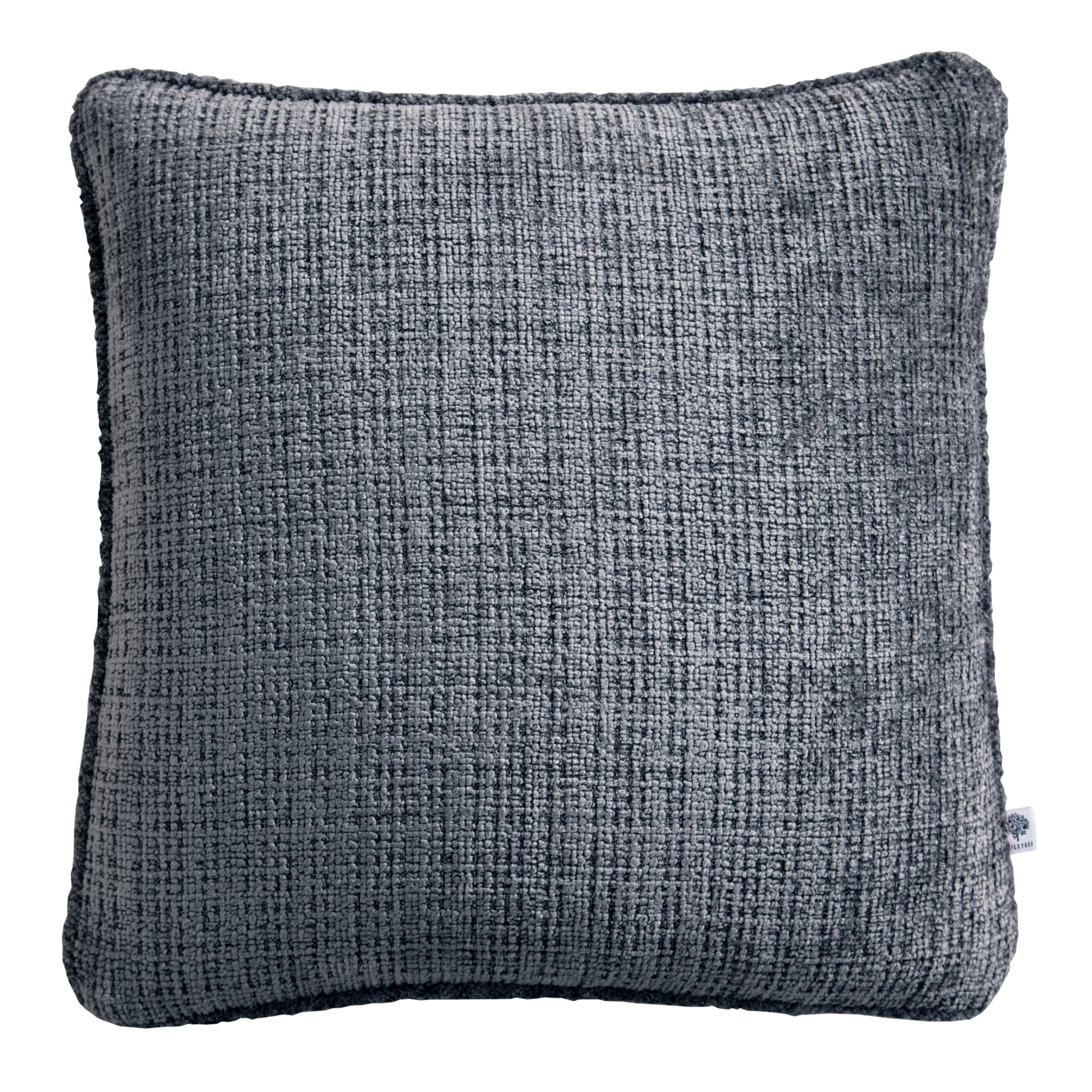 Alba Cushion by Appletree Loft in Charcoal 43 x 43cm