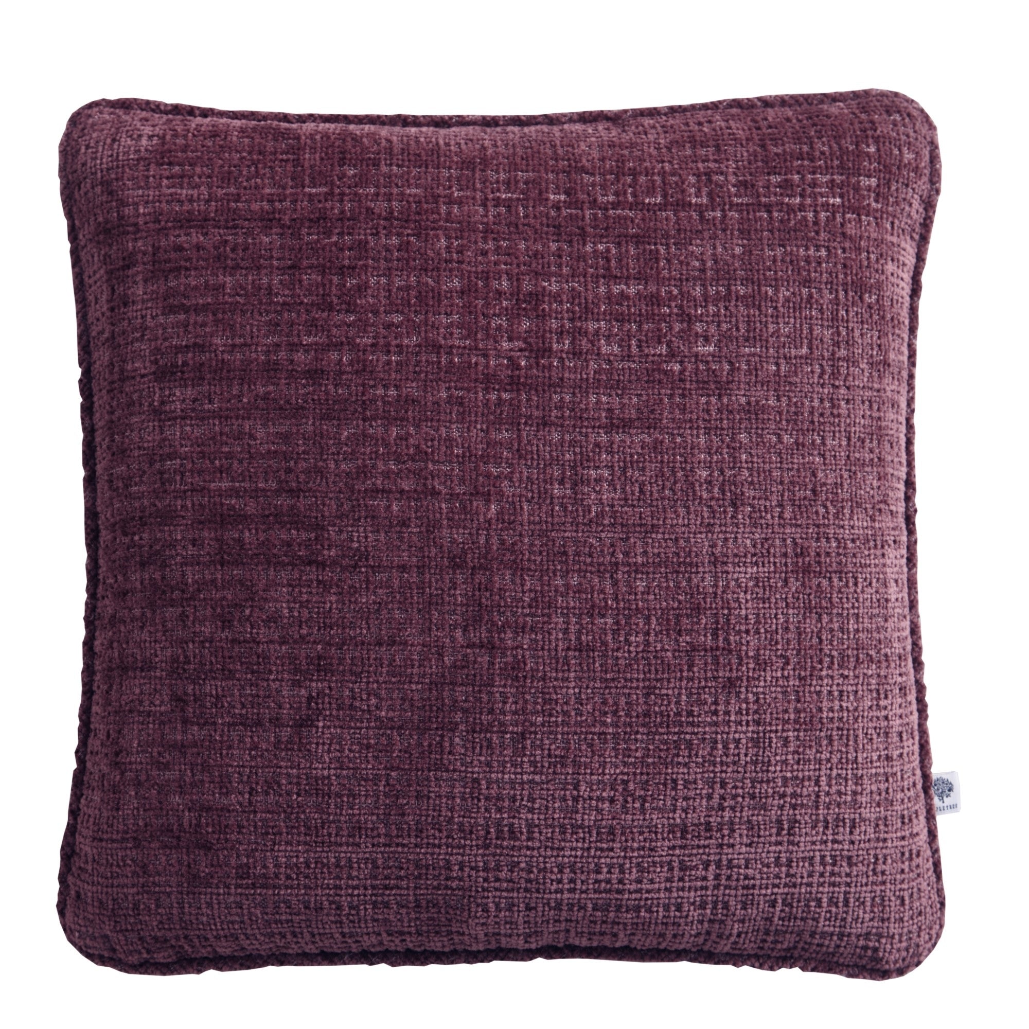 Alba Cushion by Appletree Loft in Wine 43 x 43cm