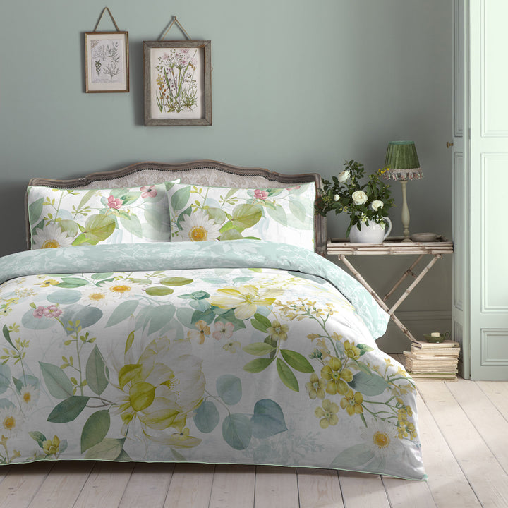 Alora Duvet Cover Set by Appletree Promo in Duck Egg - Duvet Cover Set - Appletree Promo