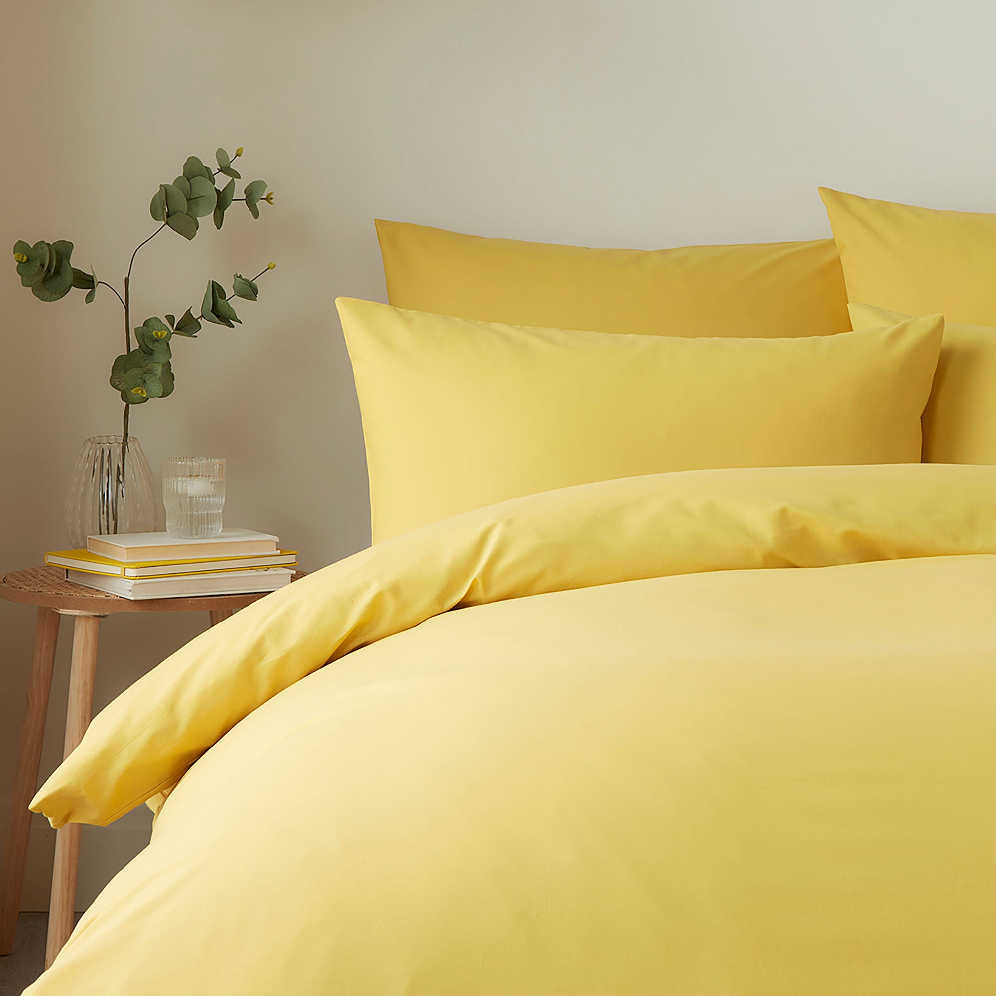Appletree Pure Cotton Duvet Cover Set by Appletree Style in Yellow - Duvet Cover Set - Appletree Style