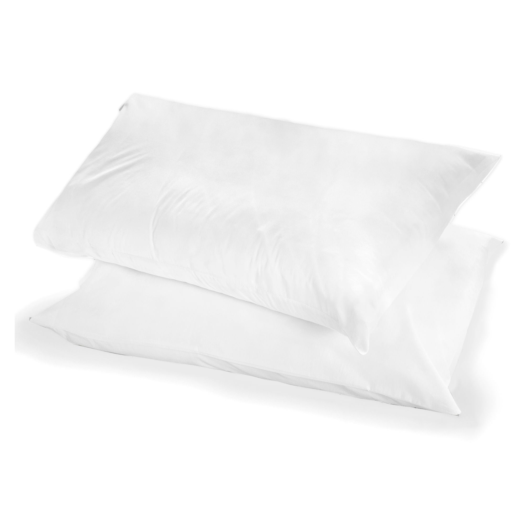 200TC Plain Dye Pair of Housewife Pillowcases by Appletree Boutique in White 50 x 75cm - Pair of Housewife Pillowcases - Appletree Boutique