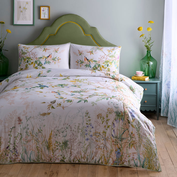 Arianna Duvet Cover Set by Appletree Heritage in Natural