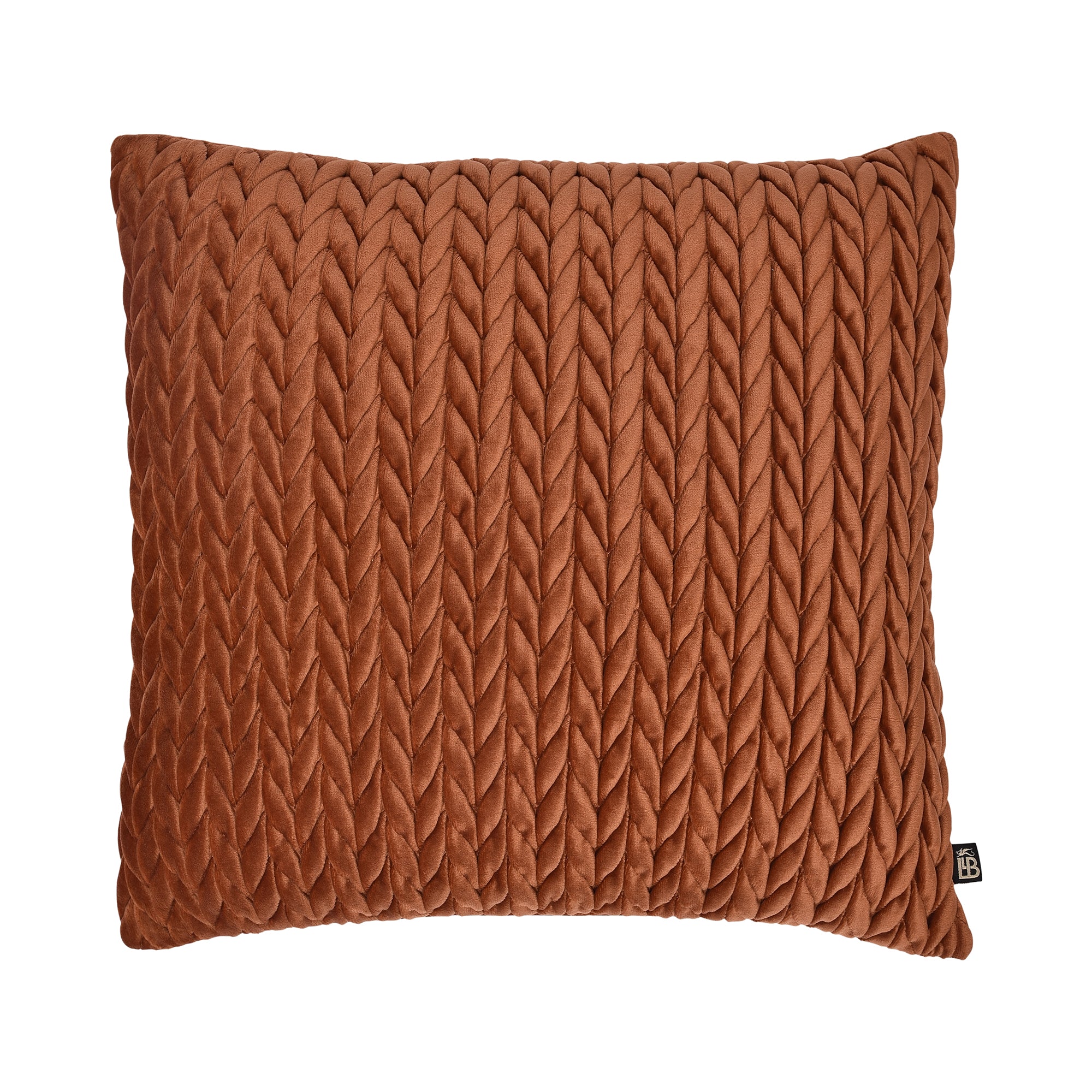 Amory Cushion by Laurence Llewelyn-Bowen in Bronze 43 x 43cm - Cushion - Laurence Llewelyn-Bowen