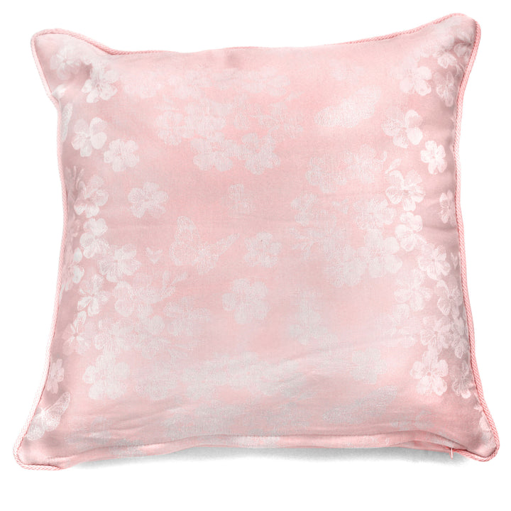 Blossom Cushion by Dreams & Drapes Woven in Blush 43 x 43cm - Cushion - Dreams & Drapes Woven