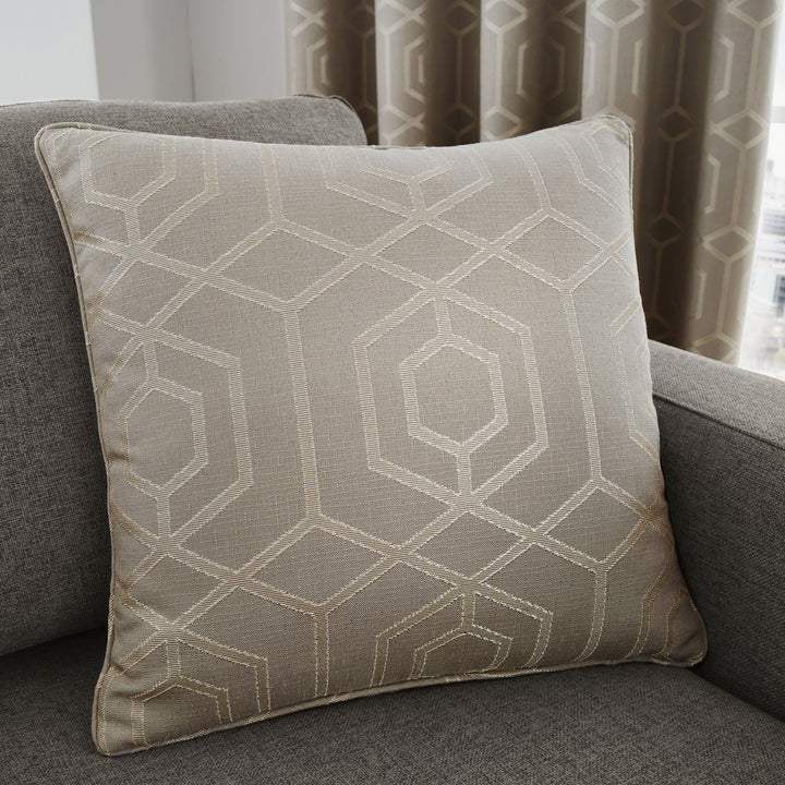 Camberwell Cushion by Curtina in Stone 43 x 43cm - Cushion - Curtina