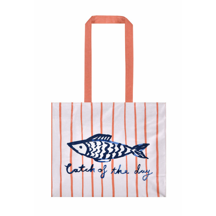 Ulster Weavers Catch of the Day PVC Coated Tote Bag Medium in Multi