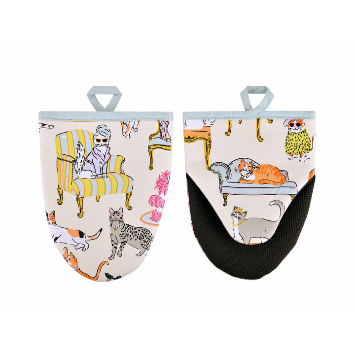 Ulster Weavers Cool Cats Microwave Mitts - Pair One Size in Multi