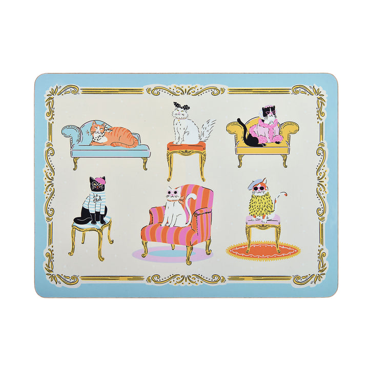 Ulster Weavers Cool Cats Placemat - 4 Pack One Size in Multi