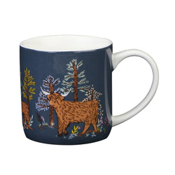 Ulster Weavers Connie the Cow Mug - New Bone China 250ml in Navy