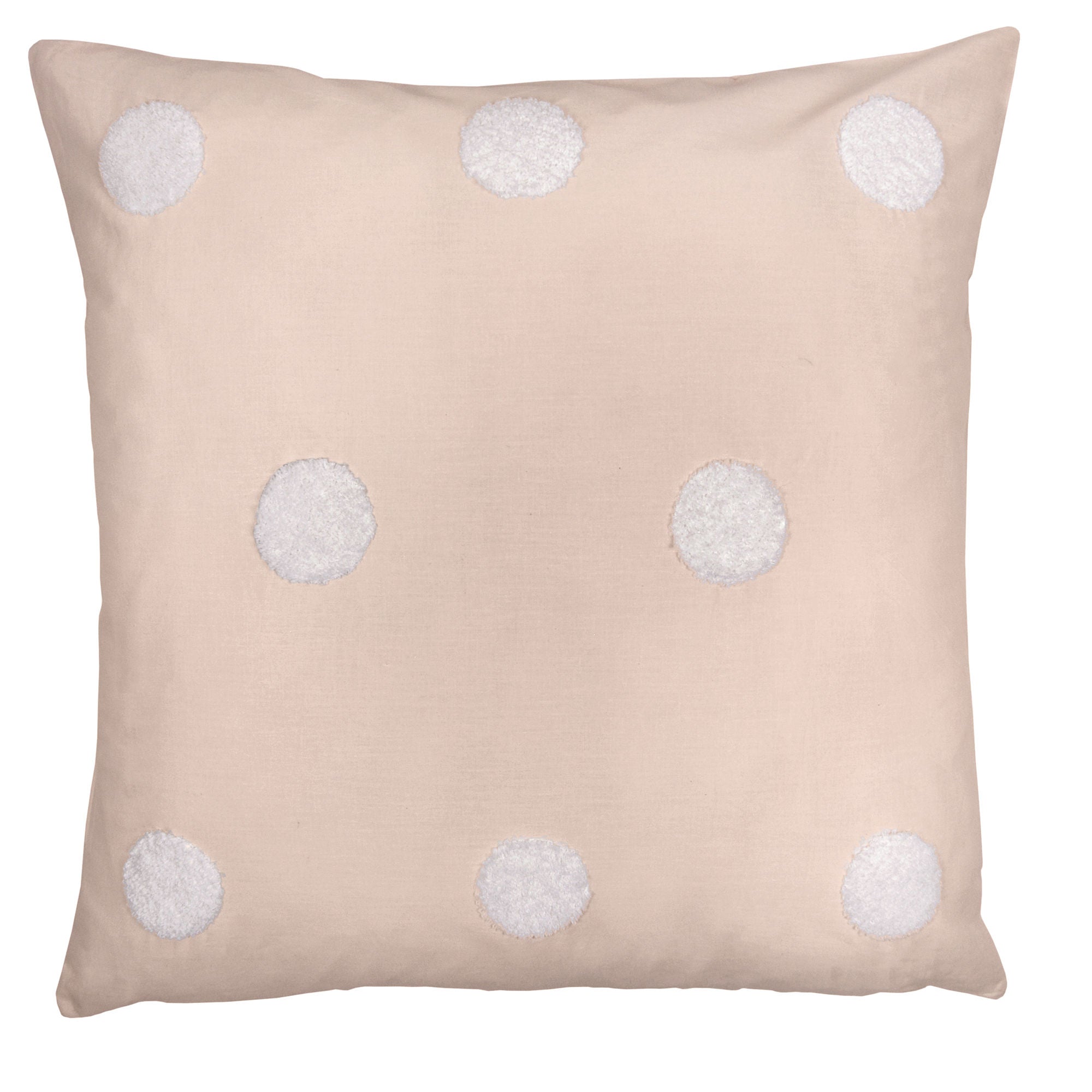 Dot Garden Cushion by Appletree Boutique in Pink with White Dots 43 x 43cm - Cushion - Appletree Boutique