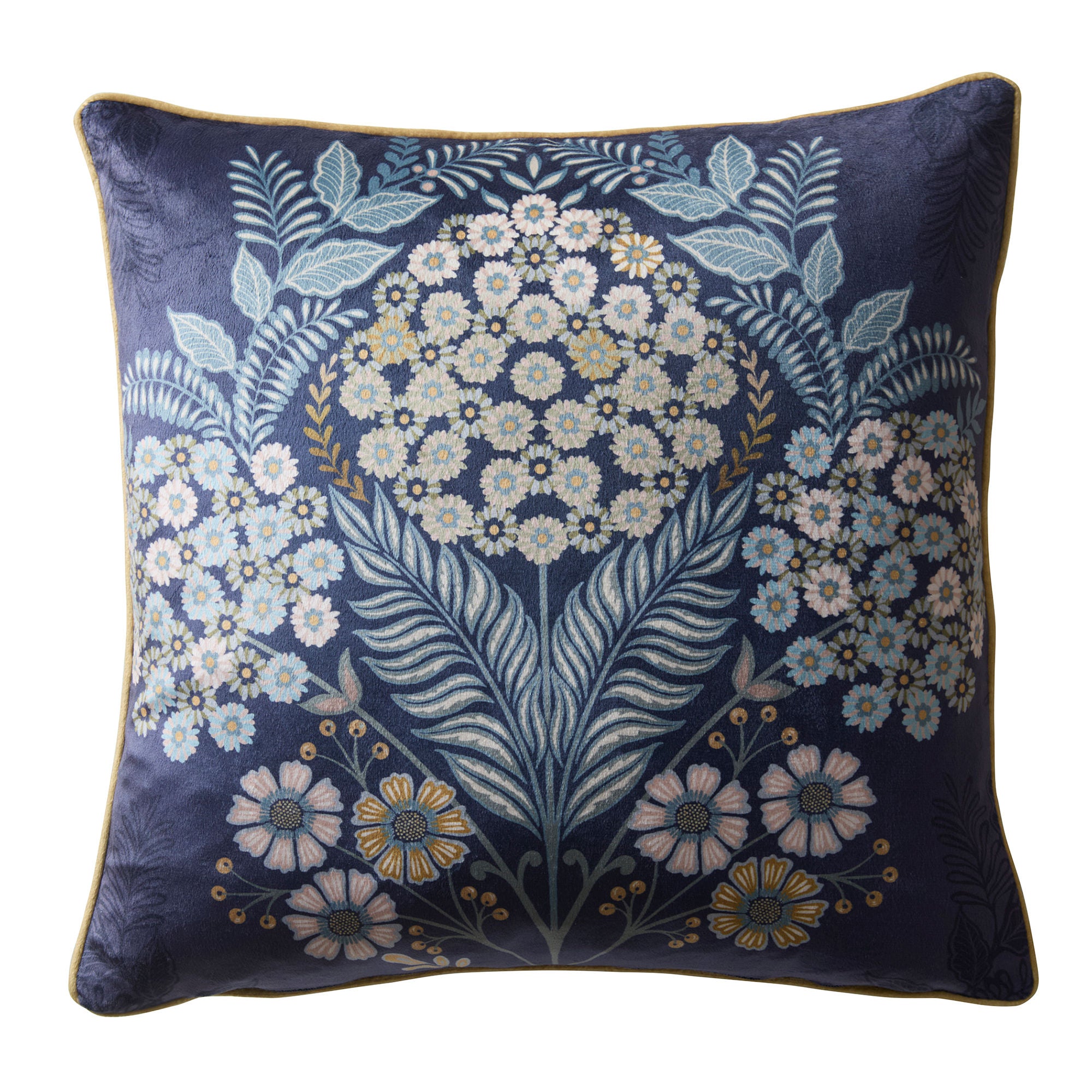 Evelina Cushion by Appletree Heritage in Navy 43 x 43cm - Cushion - Appletree Heritage