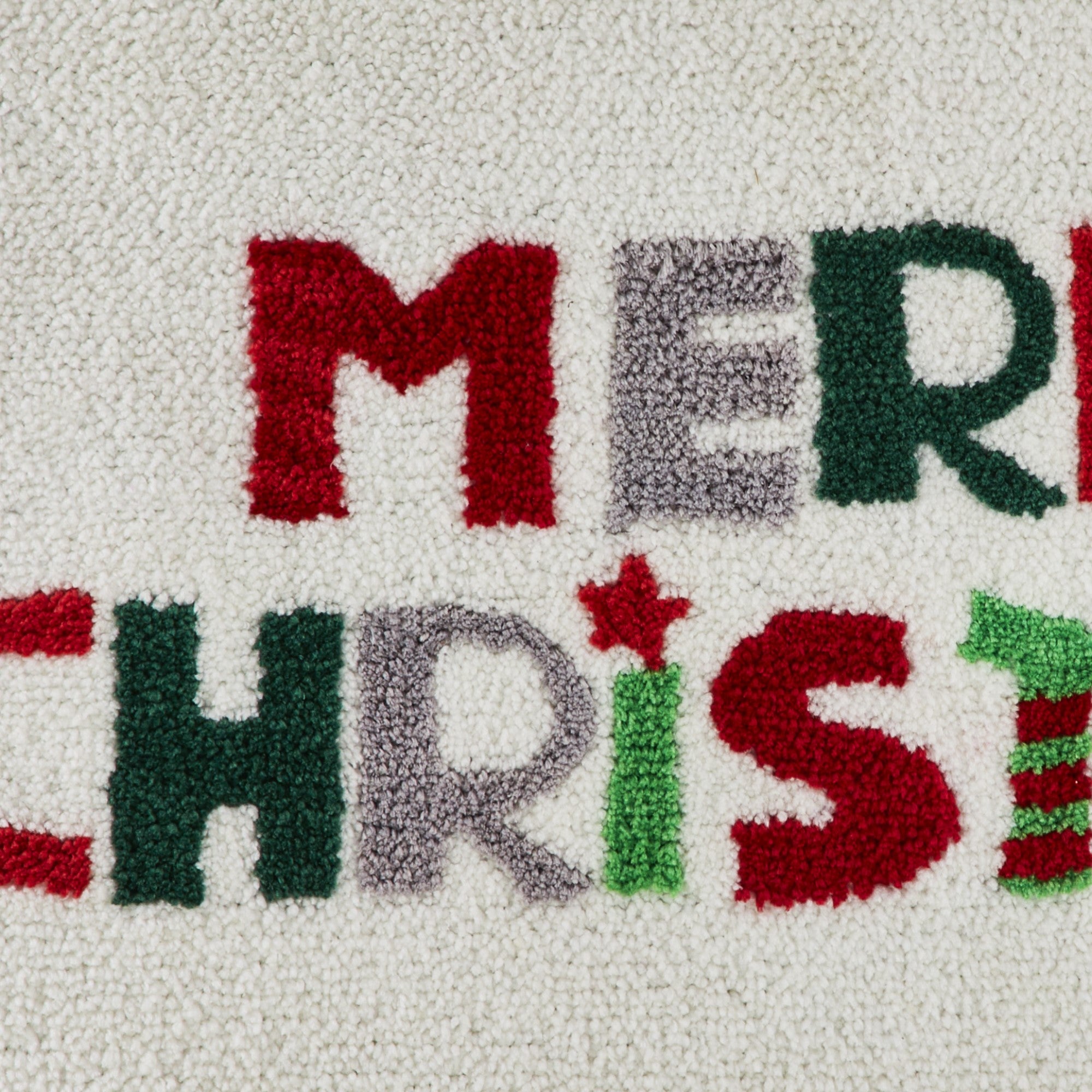 Merry Christmas Bath Mat by Fusion Christmas in Multi 50 x 80cm - Bath Mat - Fusion Christmas