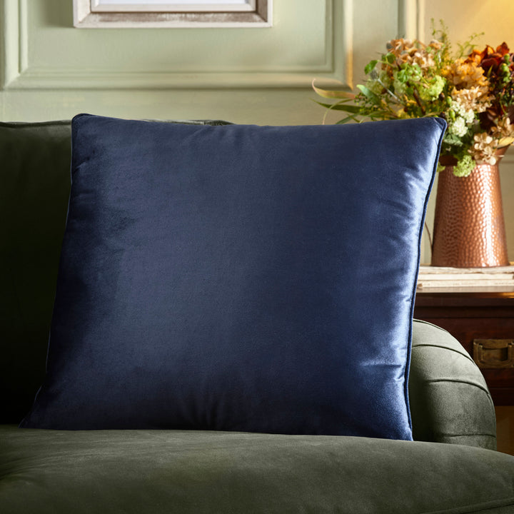 Harlan Cushion by Appletree Heritage in Navy 55 x 55cm - Cushion - Appletree Heritage