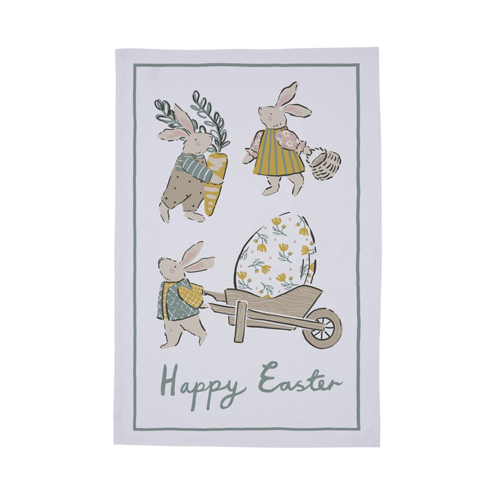 Ulster Weavers Happy Easter Tea Towel - Cotton One Size in Multi