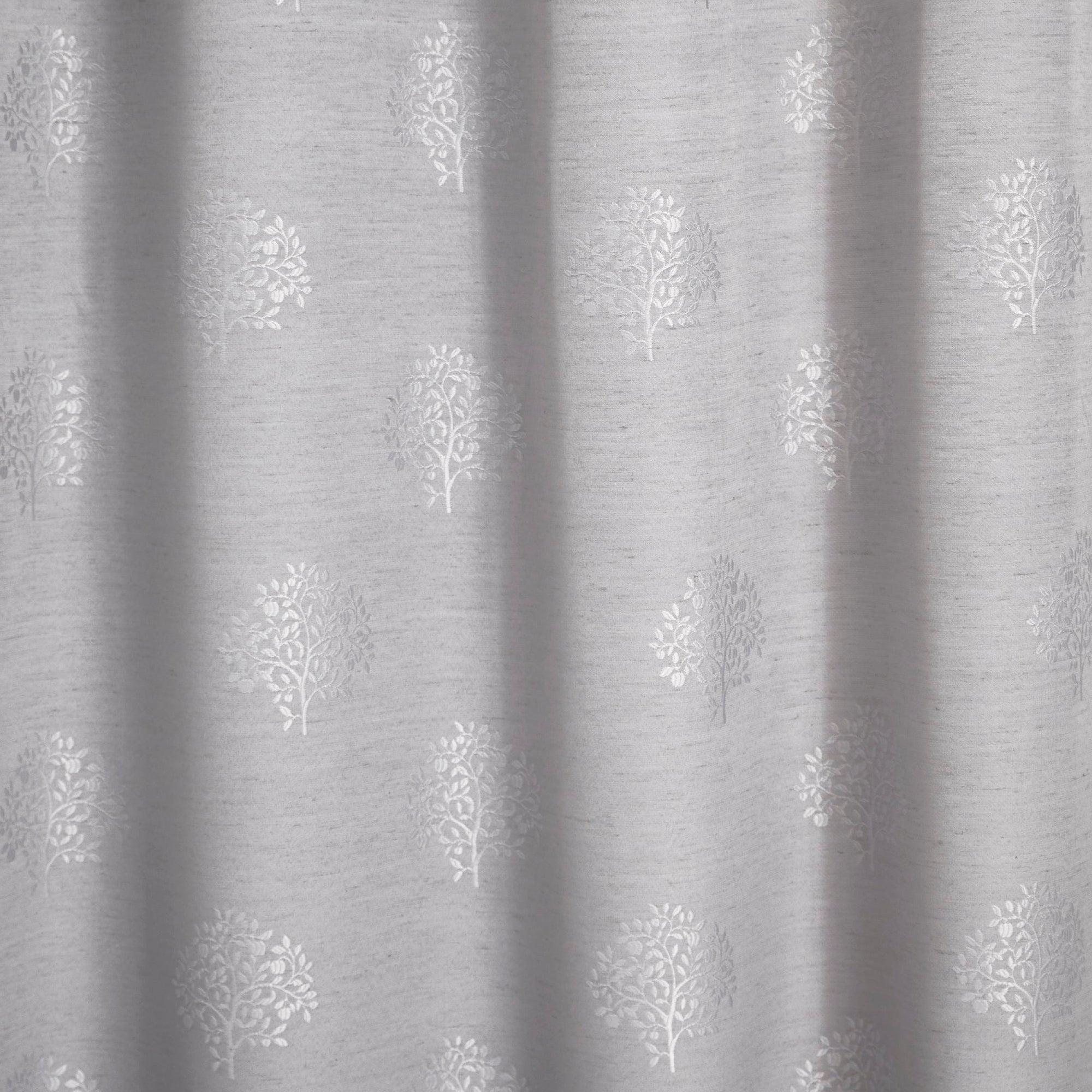 Harvest Pair of Eyelet Curtains by Appletree Loft in Silver - Pair of Eyelet Curtains - Appletree Loft