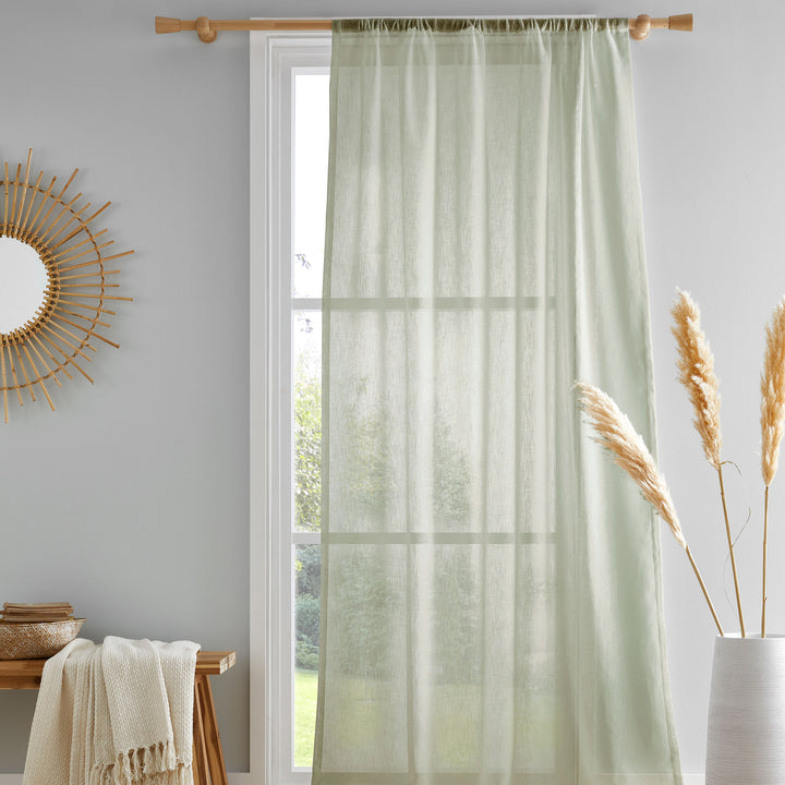 Kayla Voile Panel by Drift Home in Green