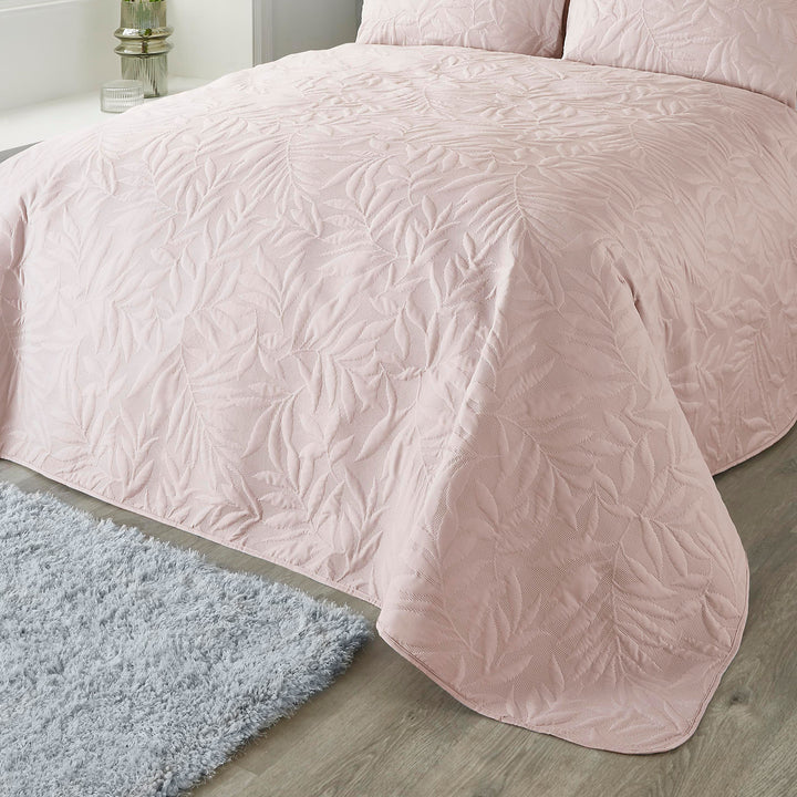 Luana Bedspread by Serene in Blush 230cm X 200cm - Bedspread - Serene