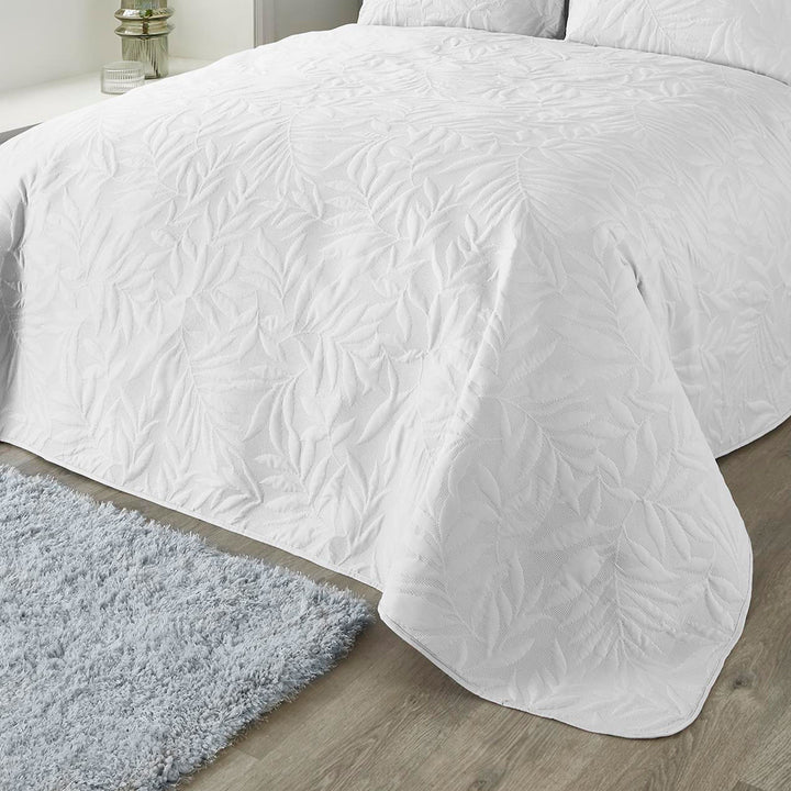 Luana Bedspread by Serene in White 230cm X 200cm - Bedspread - Serene