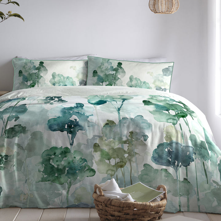 Malia Duvet Cover Set by Appletree Promo in Green - Duvet Cover Set - Appletree Promo