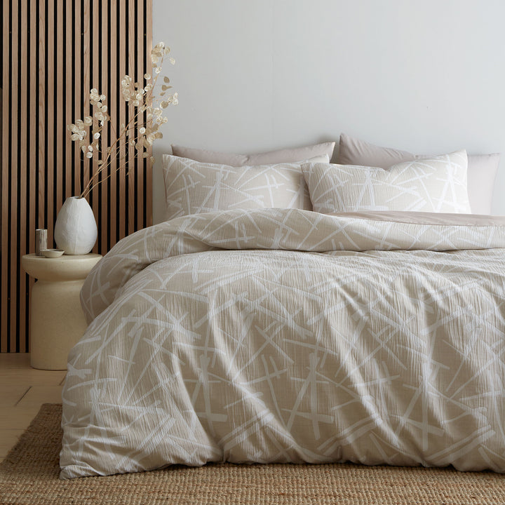 Otto Duvet Cover Set by Appletree Loft in Natural