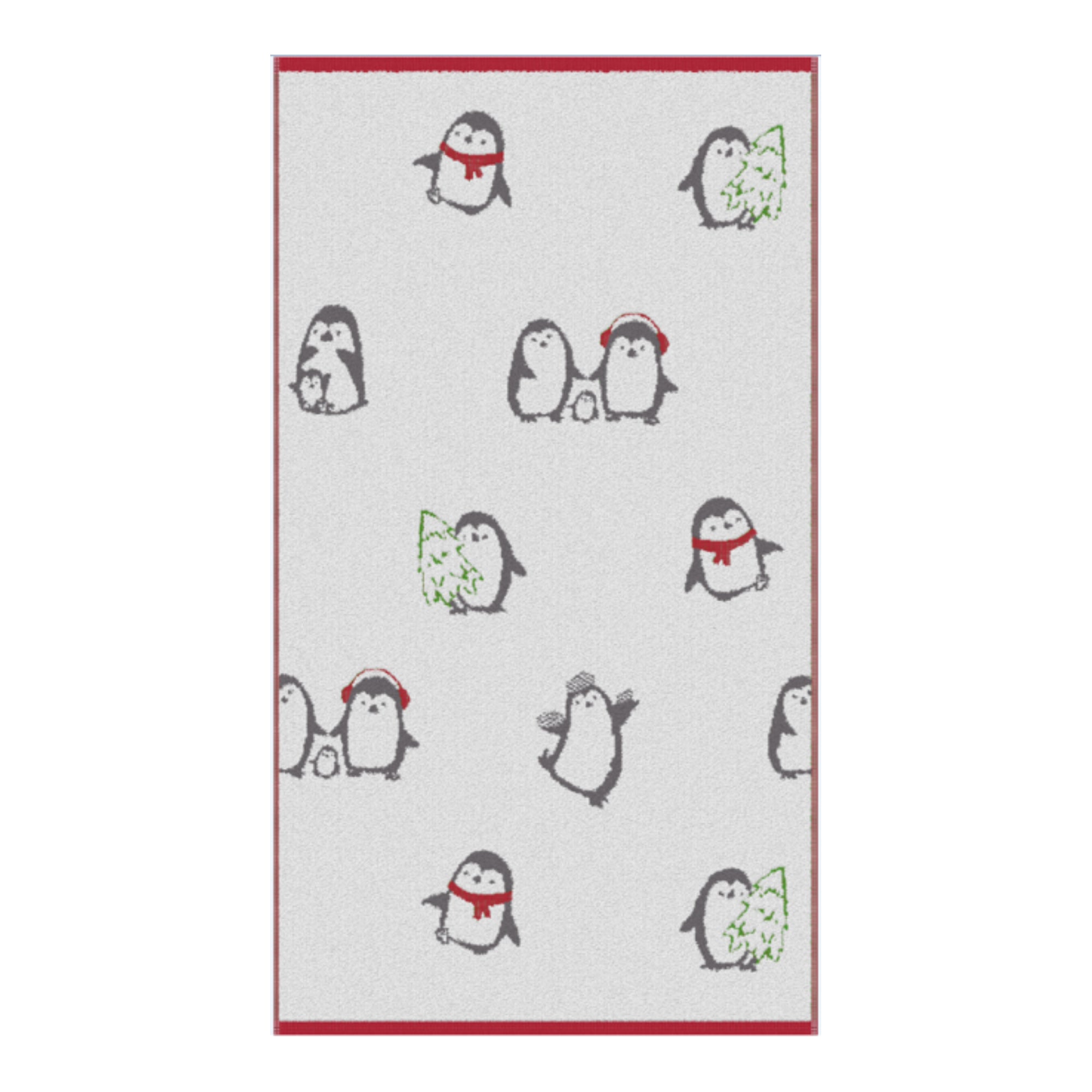 Penguins Hand Towel by Fusion Bathroom in Multi 50 x 90cm - Hand Towel - Fusion Bathroom