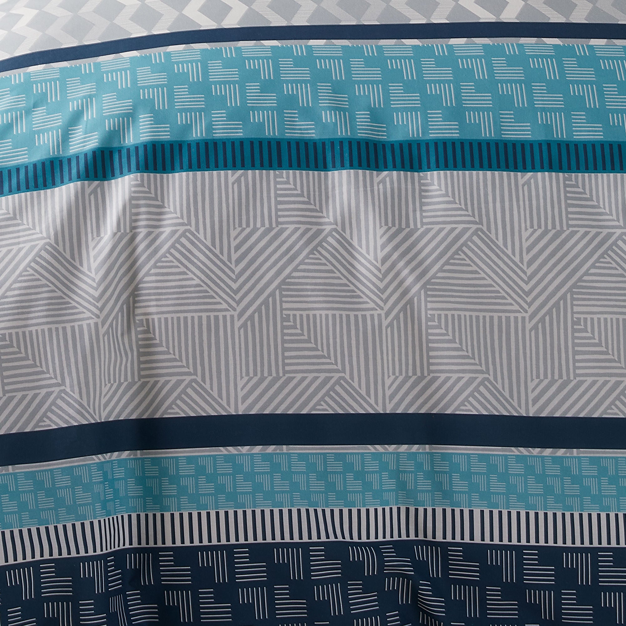 Rico Duvet Cover Set by Fusion in Teal - Duvet Cover Set - Fusion