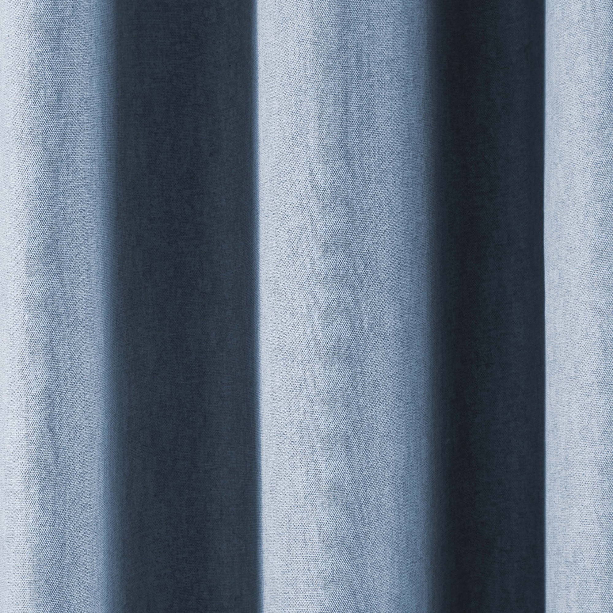 Sorbonne Pair of Eyelet Curtains by Fusion in Light Blue - Pair of Eyelet Curtains - Fusion