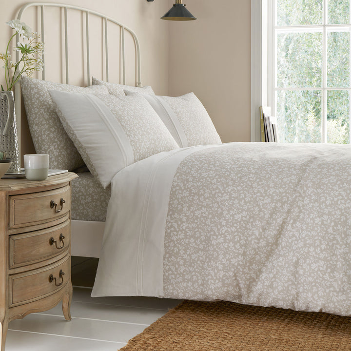 Tess Duvet Cover Set by Dreams & Drapes Decorative in Natural