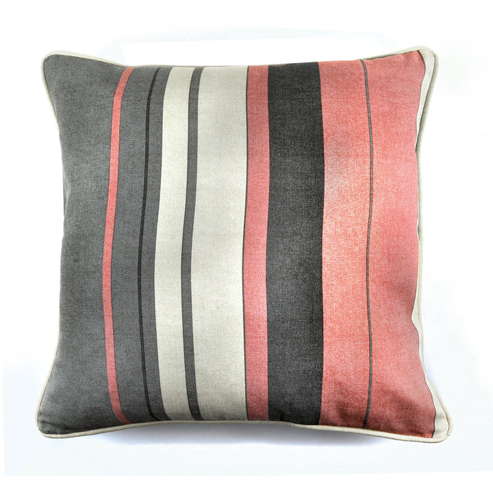 Whitworth Stripe Cushion by Fusion in Blush 43 x 43cm - Cushion - Fusion