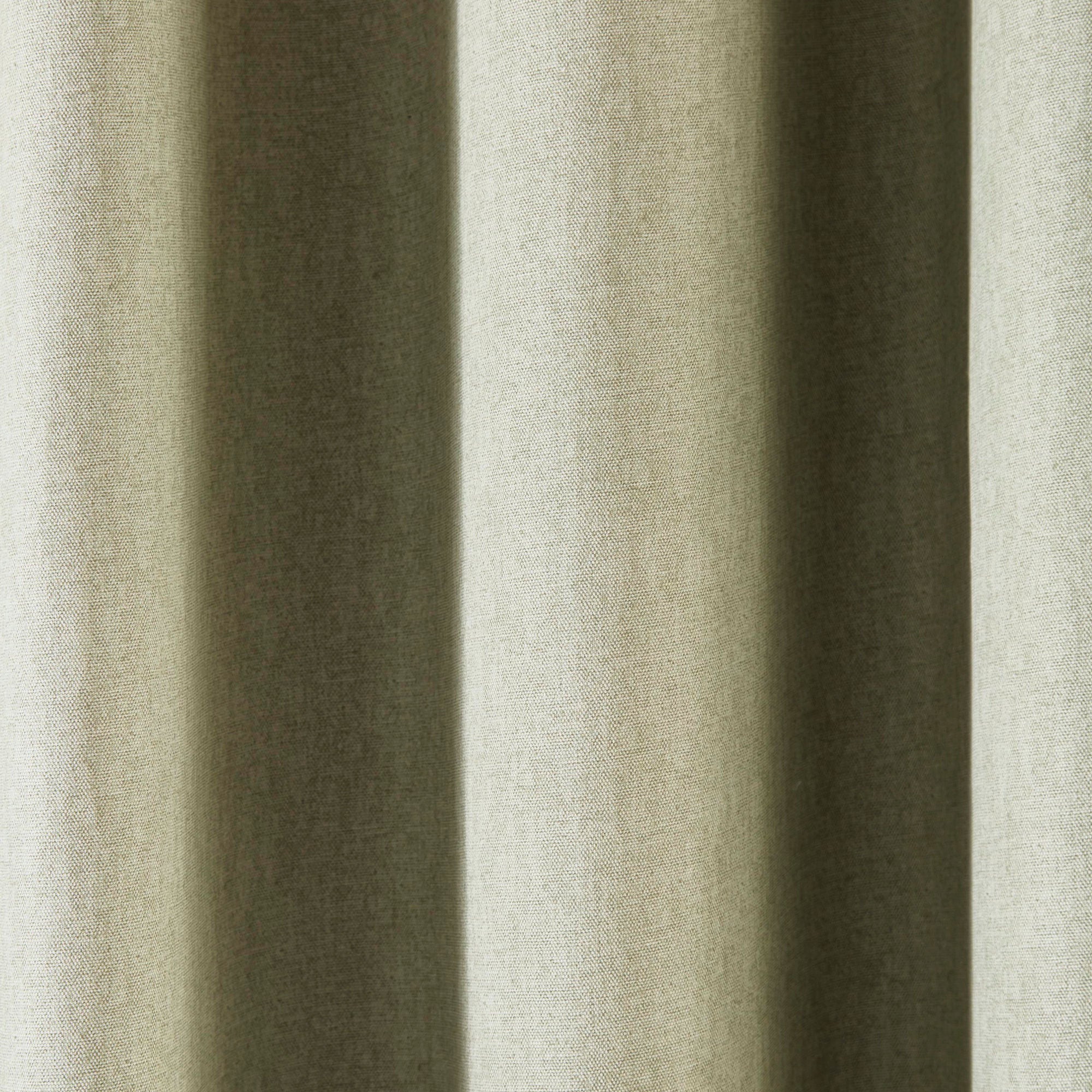 Dijon Pair of Pencil Pleat Curtains by Fusion in Green - Pair of Pencil Pleat Curtains - Fusion